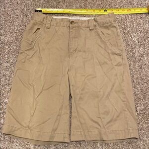 Boys Uniform/Dress Tan Khaki Shorts; Size 14